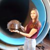 А это любимая модель студентов — черепаха. Ее тоже испытывали в аэродинамической трубе